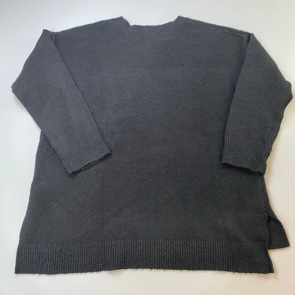 Women's Love & Legend Black & White Unicorn Crew Neck Sweater Plus 1X Fuzzy Soft - Picture 4 of 13